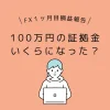 ドル円FX初心者1ヶ月で100万円の証拠金はいくらになったのか