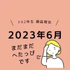 fxトレード収支ブログで公開2023年6月まだまだ下手なトレードです